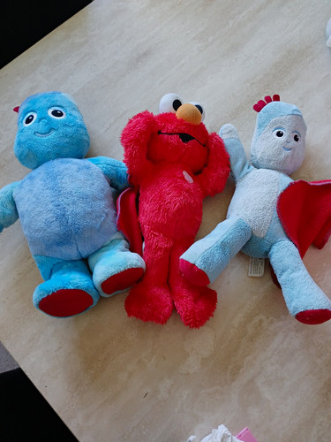 Sesame street plush and night - street,