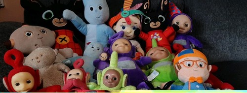 Cbeebies characters plush toys - cbeebies,